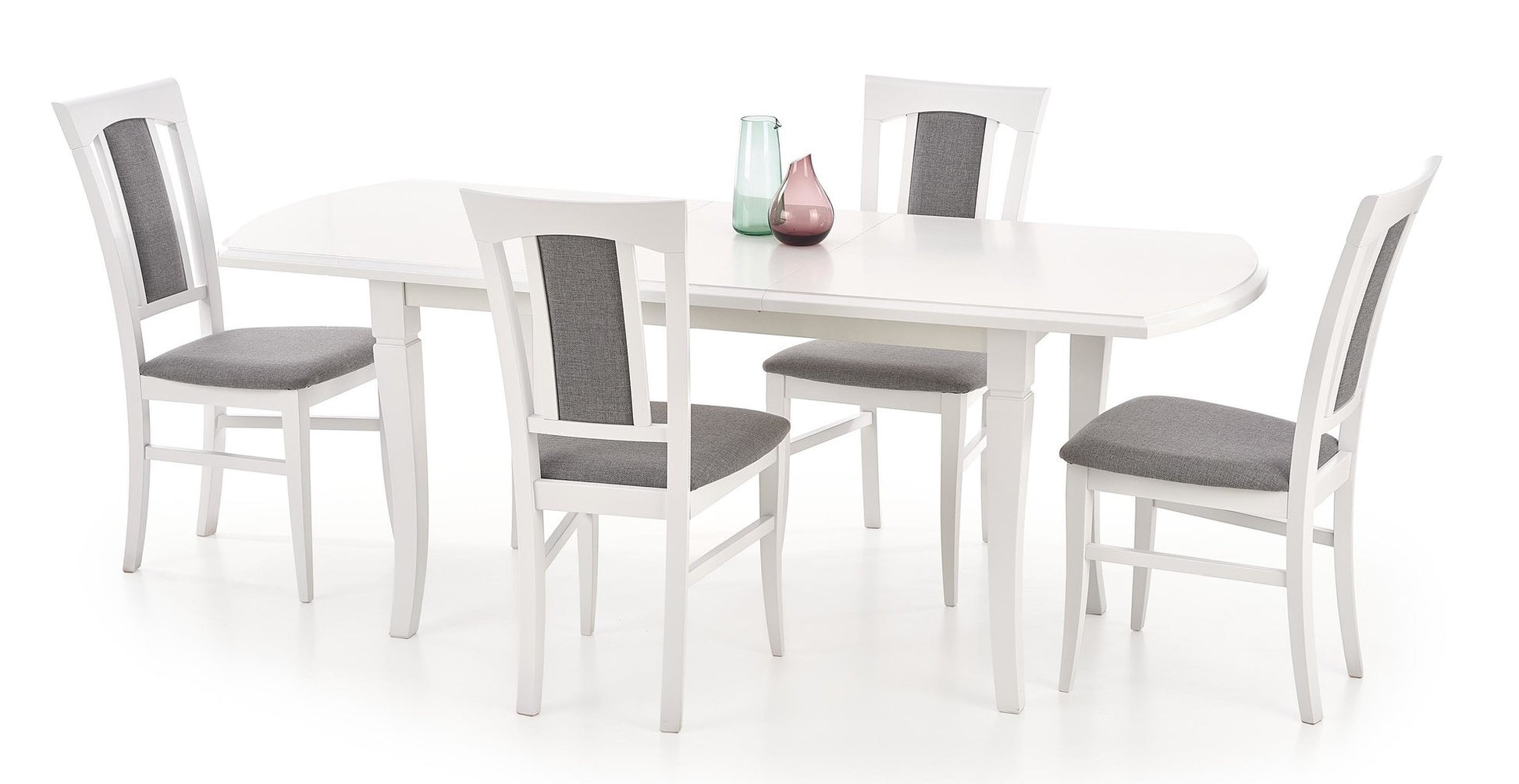 Kitchen Table Austin | size: Length: 90cm, Width: 240cm, Height: 74cm | color: White | image: 3 | variant: 1003132