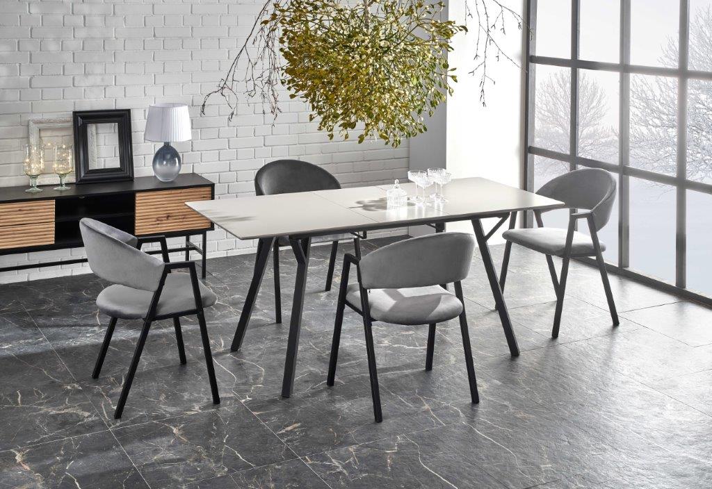 Kitchen Table Balrog 2 | size: Length: 80cm, Width: 180cm, Height: 77cm | color: Gray | image: 1 | variant: 1012799