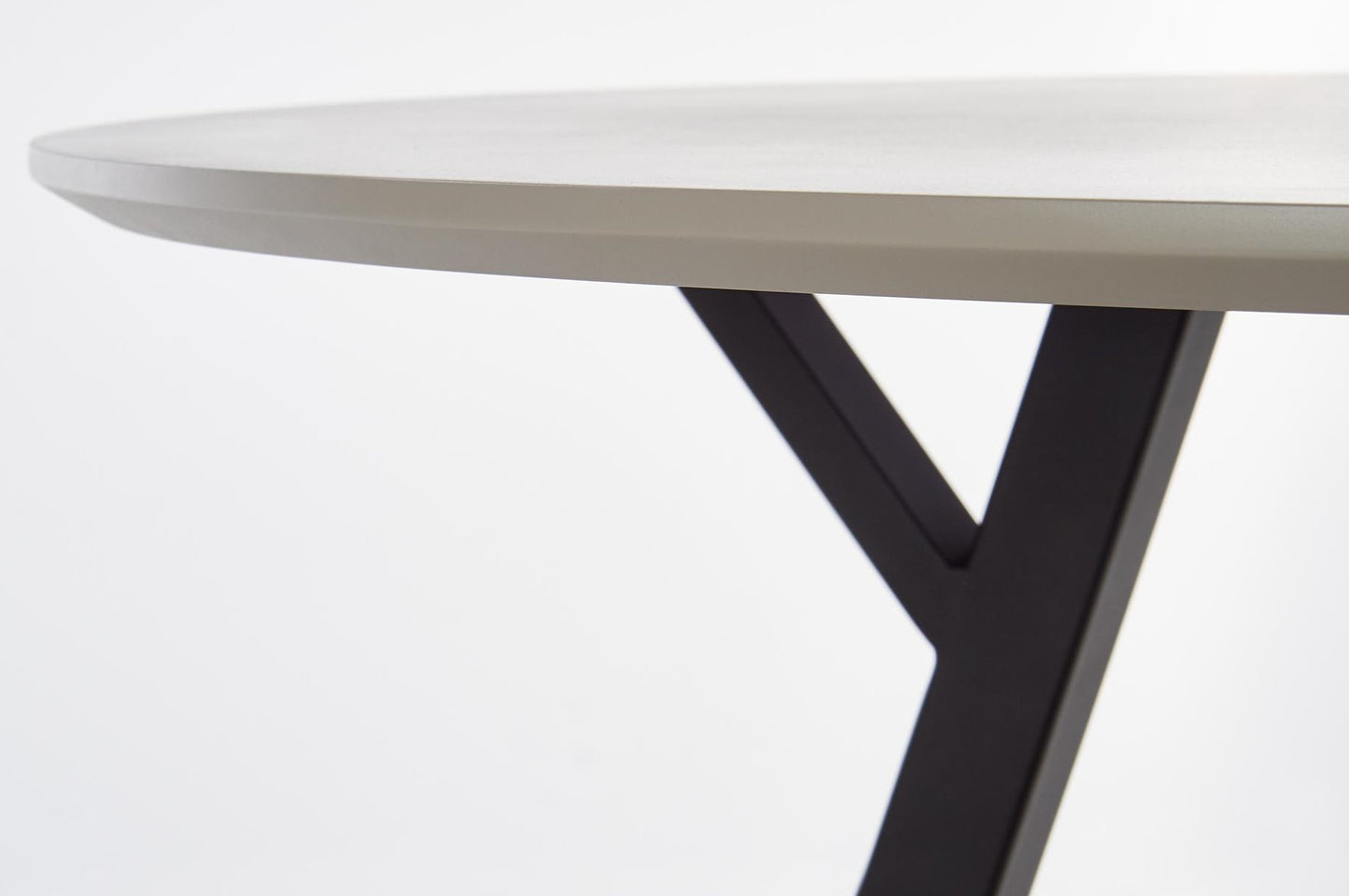 Kitchen Table Balrog | size: Length: 100cm, Width: 100cm, Height: 74cm, Diameter: 100cm | color: Black/Grey | image: 5 | variant: 1011208