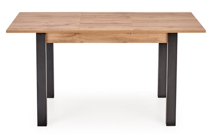 Kitchen Table Bangkok | size: Length: 60cm, Width: 135cm, Height: 75cm | color: Black/Oak | image: 3 | variant: 1003136