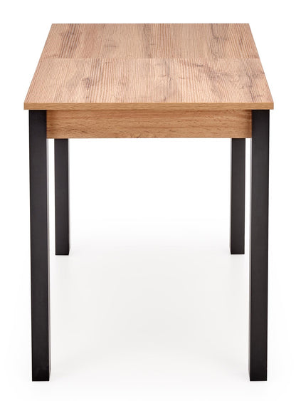 Kitchen Table Bangkok | size: Length: 60cm, Width: 135cm, Height: 75cm | color: Black/Oak | image: 5 | variant: 1003136