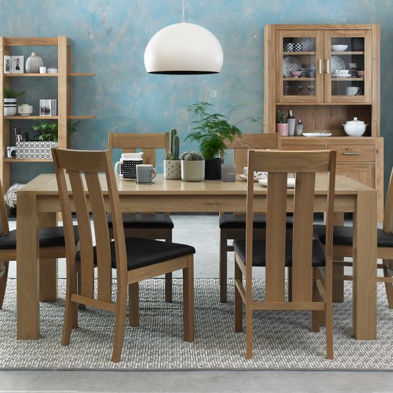 Kitchen Table Bangor | size: Length: 90cm, Width: 245cm, Height: 75cm | color: Oak | image: 2 | variant: 1005088