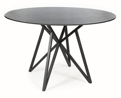 Kitchen Table Barnstaple | size: Length: 120cm, Width: 120cm, Height: 76cm, Diameter: 120cm | color: Gray | image: 0 | variant: 1004390
