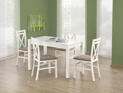 Kitchen Table Belfast | size: Length: 68cm, Width: 120cm, Height: 76cm | color: White | image: 5 | variant: 1003146