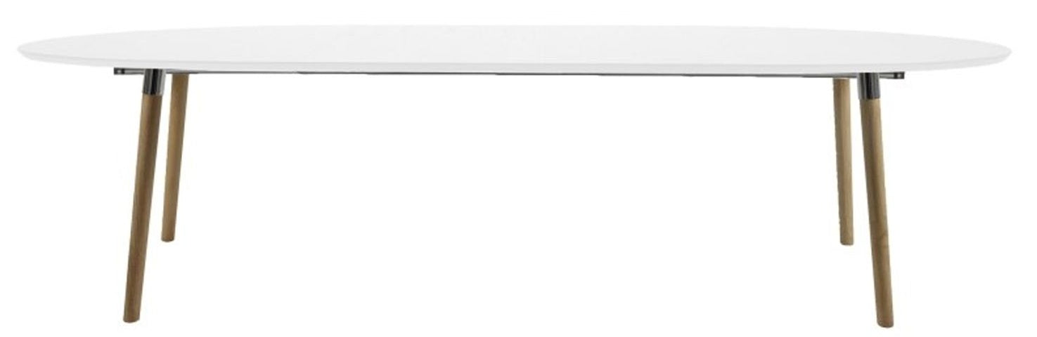 Kitchen Table Belina | size: Length: 100cm, Width: 270cm, Height: 74cm | color: White | image: 0 | variant: 1017876