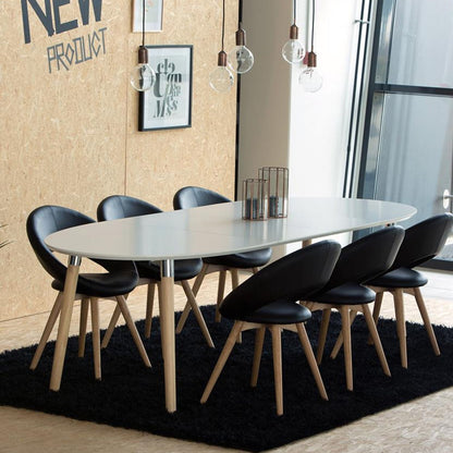 Kitchen Table Belina | size: Length: 100cm, Width: 270cm, Height: 74cm | color: White | image: 1 | variant: 1017876