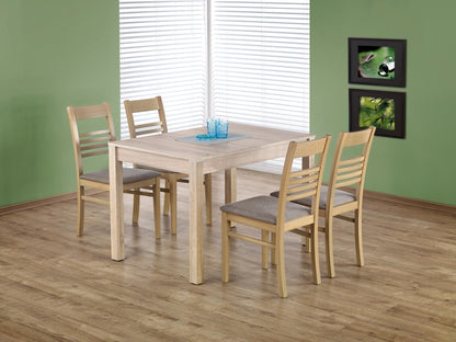 Kitchen Table Berlin | size: Length: 75cm, Width: 158cm, Height: 76cm | color: Oak | image: 3 | variant: 1003151