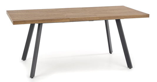 Kitchen Table Berlin | size: Length: 85cm, Width: 220cm, Height: 76cm | color: Black/Walnut | image: 1 | variant: 1011245