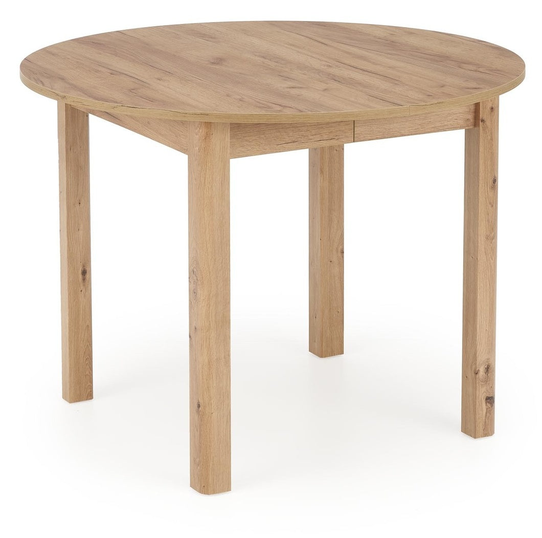 Kitchen Table Birmingham | size: Length: 102cm, Width: 142cm, Height: 76cm, Diameter: 102cm | color: Oak | image: 0 | variant: 1003159