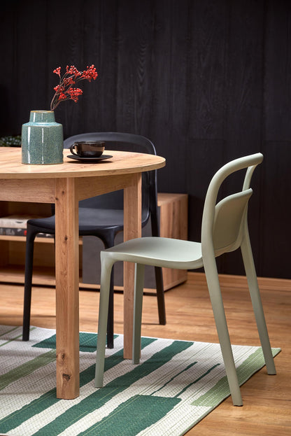 Kitchen Table Birmingham | size: Length: 102cm, Width: 142cm, Height: 76cm, Diameter: 102cm | color: Oak | image: 4 | variant: 1003159