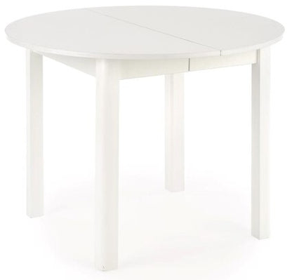 Kitchen Table Birmingham | size: Length: 102cm, Width: 142cm, Height: 76cm, Diameter: 102cm | color: White | image: 1 | variant: 1003157