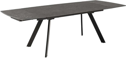 Kitchen Table Blackburn | size: Length: 97cm, Width: 240cm, Height: 75cm | color: Black | image: 3 | variant: 1016770