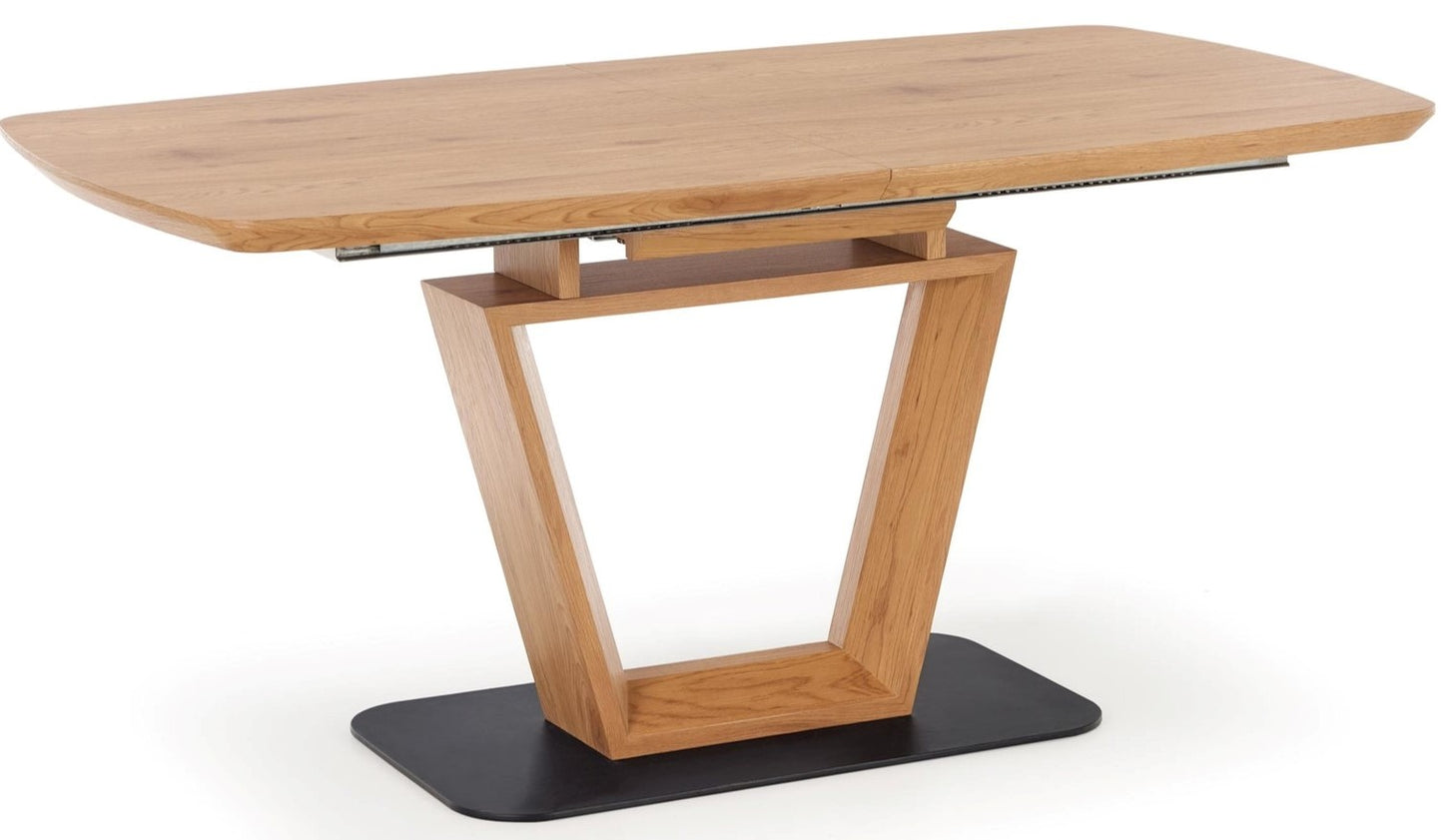 Kitchen Table Blacky | size: Length: 90cm, Width: 220cm, Height: 76cm | color: Oak | image: 1 | variant: 1011292