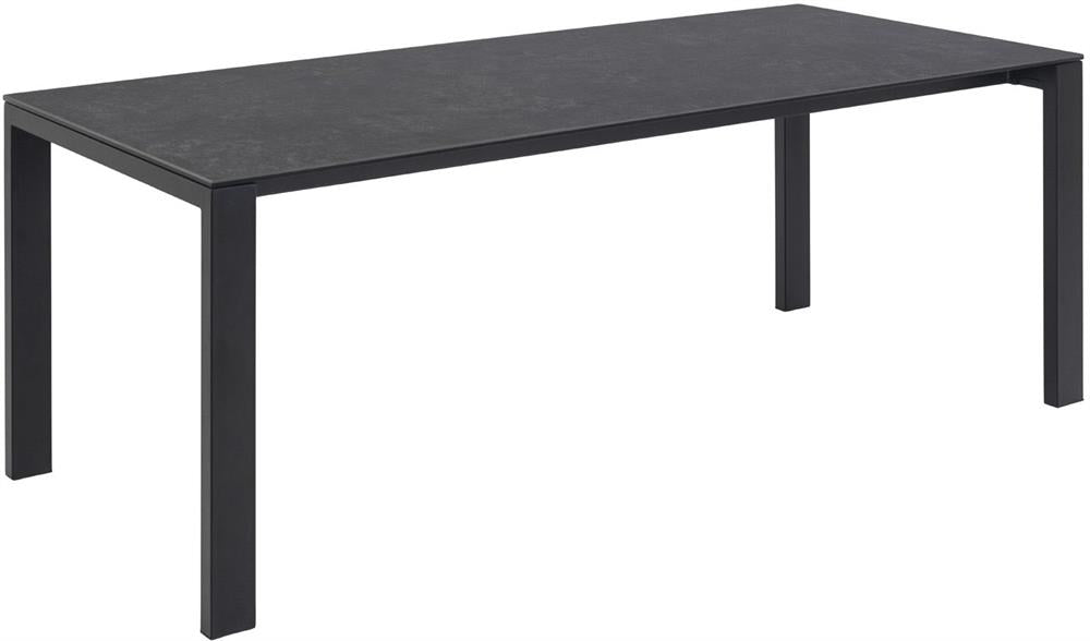 Kitchen Table Brentford | size: Length: 90cm, Width: 200cm, Height: 75cm | color: Black | image: 1 | variant: 1016751
