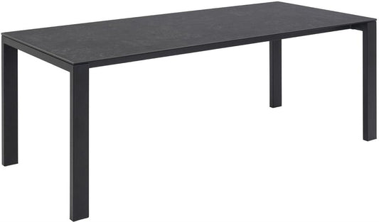 Kitchen Table Brentford | size: Length: 90cm, Width: 200cm, Height: 75cm | color: Black | image: 1 | variant: 1016751
