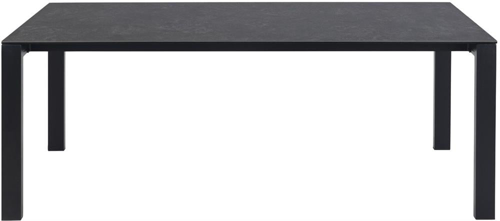 Kitchen Table Brentford | size: Length: 90cm, Width: 200cm, Height: 75cm | color: Black | image: 2 | variant: 1016751