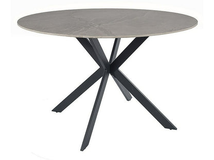 Kitchen Table Bridgwater | size: Length: 120cm, Width: 120cm, Height: 76cm, Diameter: 120cm | color: Gray | image: 1 | variant: 1004413