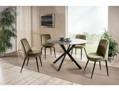 Kitchen Table Bridgwater | size: Length: 120cm, Width: 120cm, Height: 76cm, Diameter: 120cm | color: Gray | image: 3 | variant: 1004413