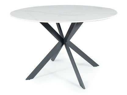 Kitchen Table Bridgwater | size: Length: 120cm, Width: 120cm, Height: 76cm, Diameter: 120cm | color: White | image: 1 | variant: 1004412