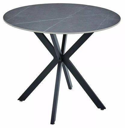 Kitchen Table Bridgwater | size: Length: 90cm, Width: 90cm, Height: 75cm, Diameter: 90cm | color: Gray | image: 0 | variant: 1007985