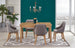 Kitchen Table Brisbane | size: Length: 80cm, Width: 220cm, Height: 79cm | color: Oak | image: 1 | variant: 1003177