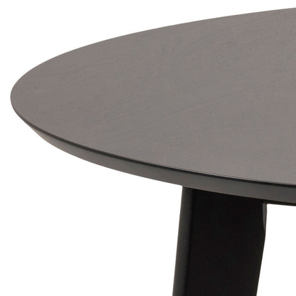 Kitchen Table Broadstairs | size: Length: 105cm, Width: 105cm, Height: 76cm, Diameter: 105cm | color: Black | image: 2 | variant: 1001545