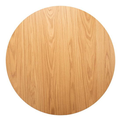 Kitchen Table Broadstairs | size: Length: 105cm, Width: 105cm, Height: 76cm, Diameter: 105cm | color: Black/Oak | image: 5 | variant: 1001546