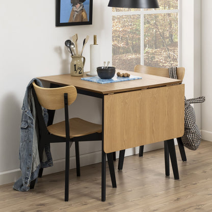 Kitchen Table Broadstairs | size: Length: 80cm, Width: 120cm, Height: 76cm | color: Oak | image: 4 | variant: 1001555