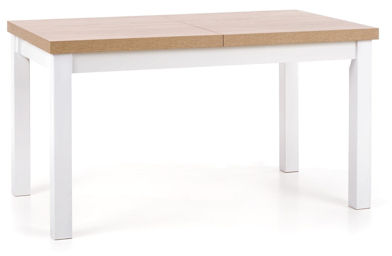 Kitchen Table Buenos Aires | size: Length: 80cm, Width: 220cm, Height: 76cm | color: White/Oak | image: 1 | variant: 1003179