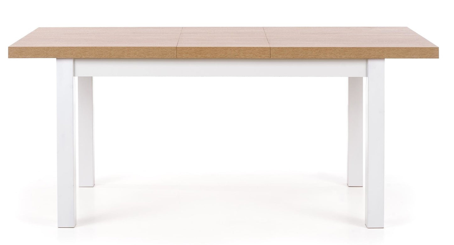 Kitchen Table Buenos Aires | size: Length: 80cm, Width: 220cm, Height: 76cm | color: White/Oak | image: 2 | variant: 1003179