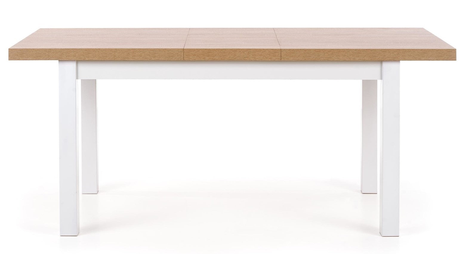 Kitchen Table Buenos Aires | size: Length: 80cm, Width: 220cm, Height: 76cm | color: White/Oak | image: 2 | variant: 1003179