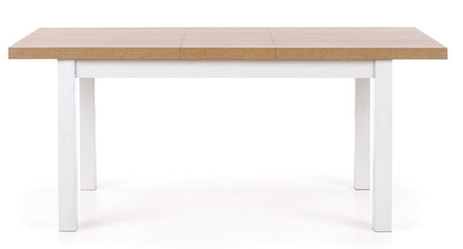 Kitchen Table Buenos Aires | size: Length: 80cm, Width: 220cm, Height: 76cm | color: White/Oak | image: 2 | variant: 1003179