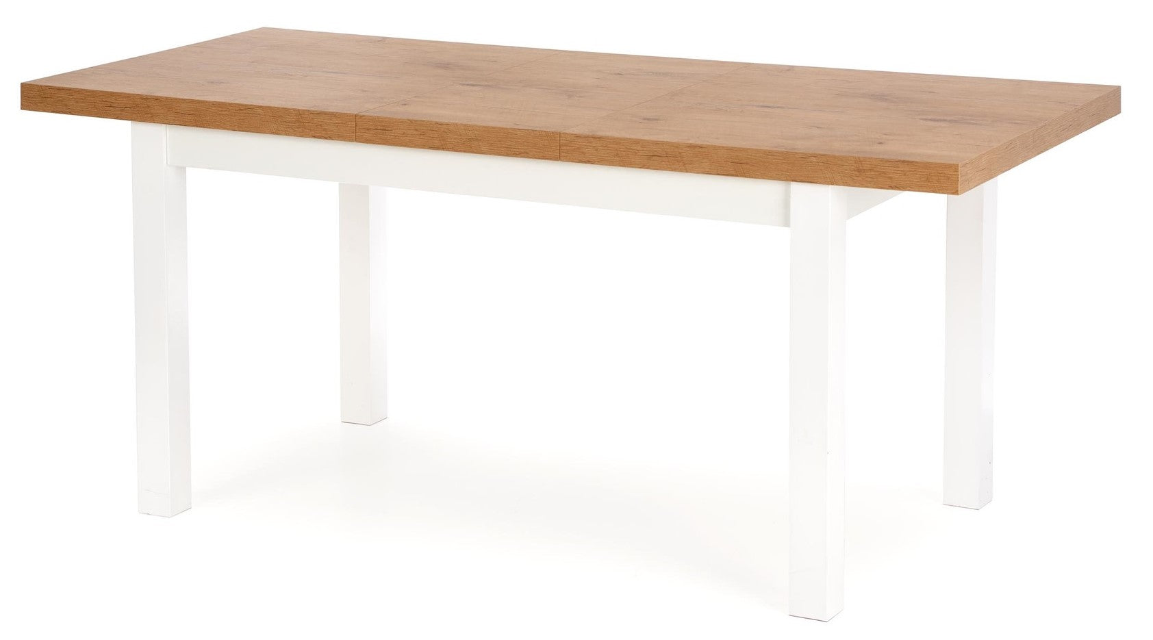 Kitchen Table Buenos Aires | size: Length: 80cm, Width: 220cm, Height: 76cm | color: White/Oak | image: 2 | variant: 1003180