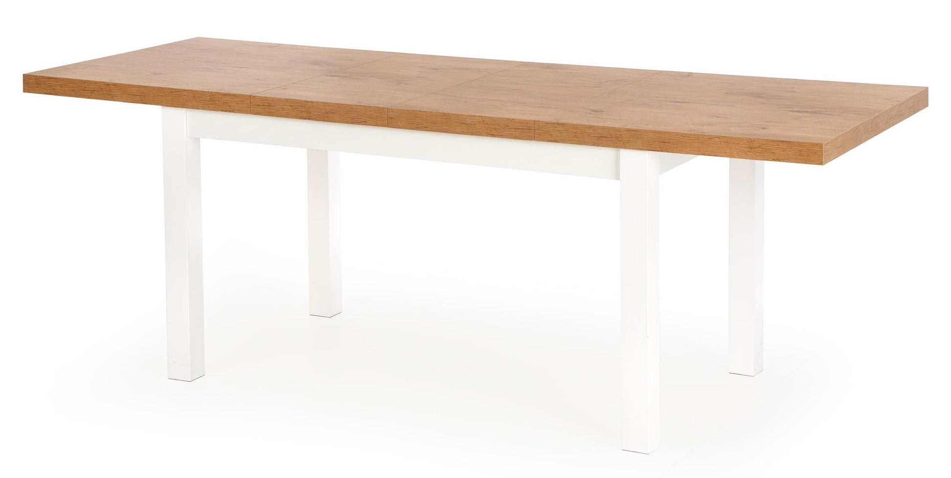 Kitchen Table Buenos Aires | size: Length: 80cm, Width: 220cm, Height: 76cm | color: White/Oak | image: 3 | variant: 1003180