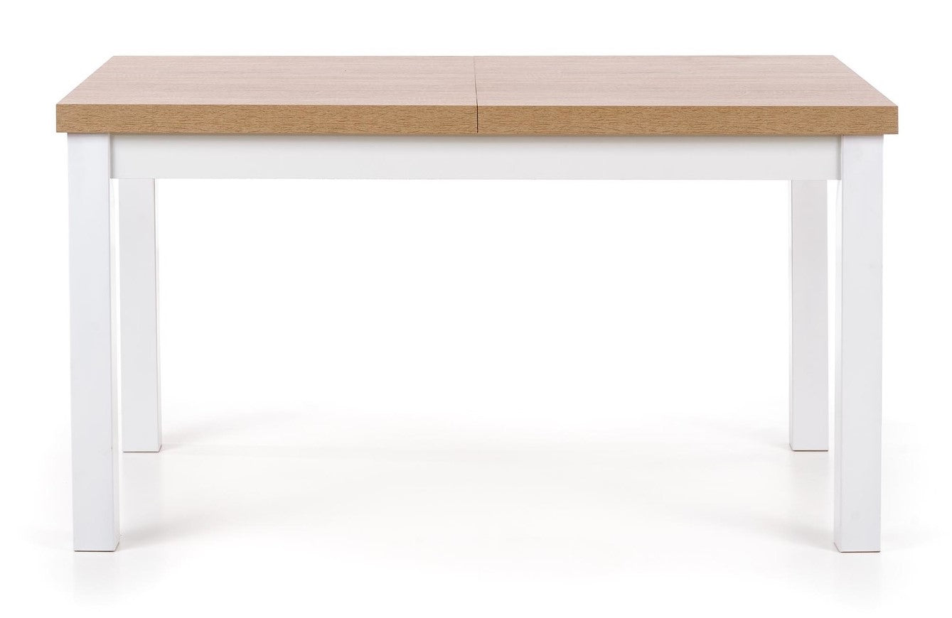Kitchen Table Buenos Aires | size: Length: 80cm, Width: 220cm, Height: 76cm | color: White/Oak | image: 4 | variant: 1003179
