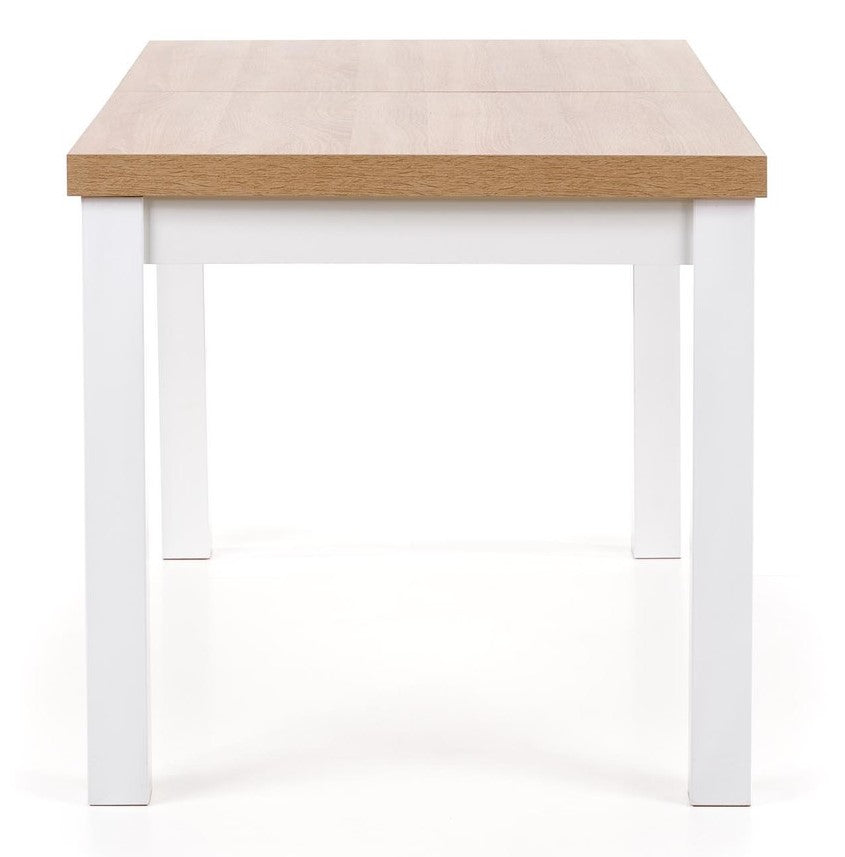 Kitchen Table Buenos Aires | size: Length: 80cm, Width: 220cm, Height: 76cm | color: White/Oak | image: 5 | variant: 1003179