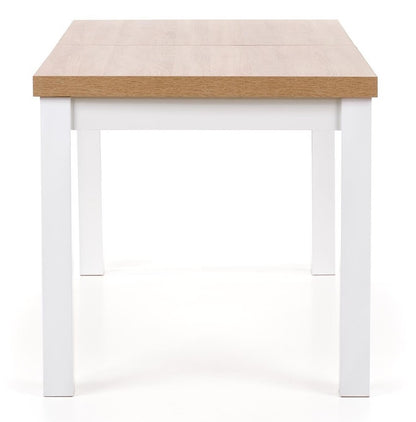 Kitchen Table Buenos Aires | size: Length: 80cm, Width: 220cm, Height: 76cm | color: White/Oak | image: 5 | variant: 1003179