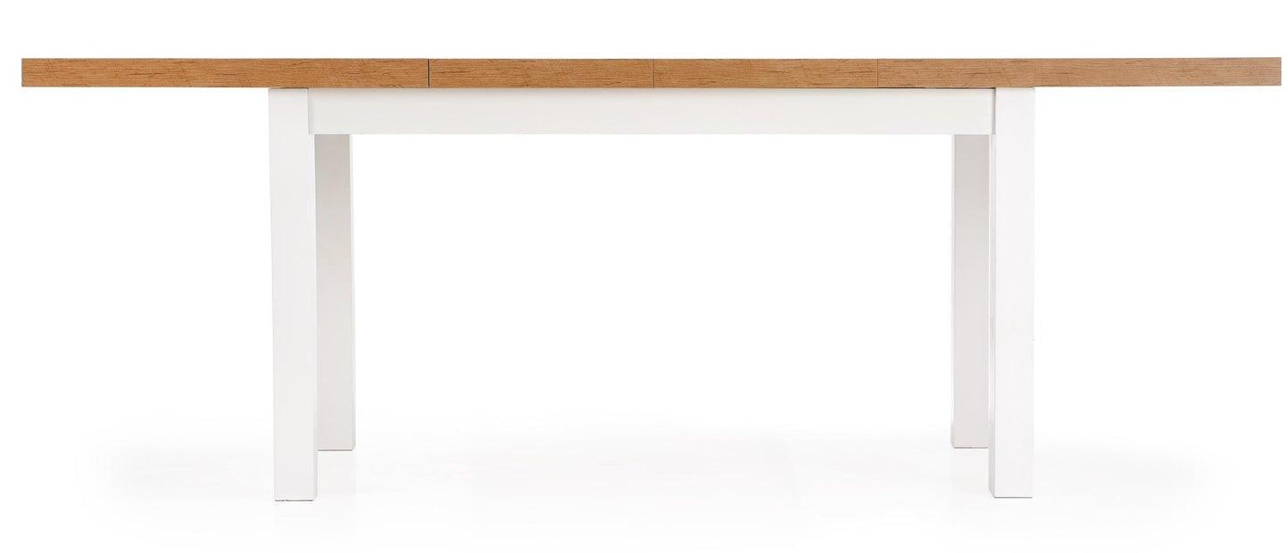 Kitchen Table Buenos Aires | size: Length: 80cm, Width: 220cm, Height: 76cm | color: White/Oak | image: 5 | variant: 1003180