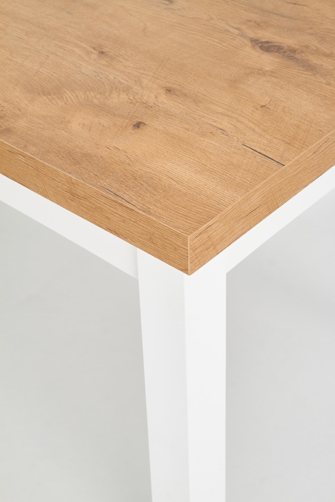 Kitchen Table Buenos Aires | size: Length: 80cm, Width: 220cm, Height: 76cm | color: White/Oak | image: 7 | variant: 1003180