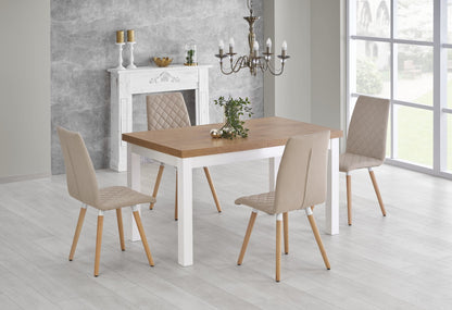 Kitchen Table Buenos Aires | size: Length: 80cm, Width: 220cm, Height: 76cm | color: White/Oak | image: 8 | variant: 1003180