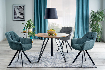 Kitchen Table Burton upon Trent | size: Length: 100cm, Width: 100cm, Height: 76cm, Diameter: 100cm | color: Oak | image: 5 | variant: 1004418