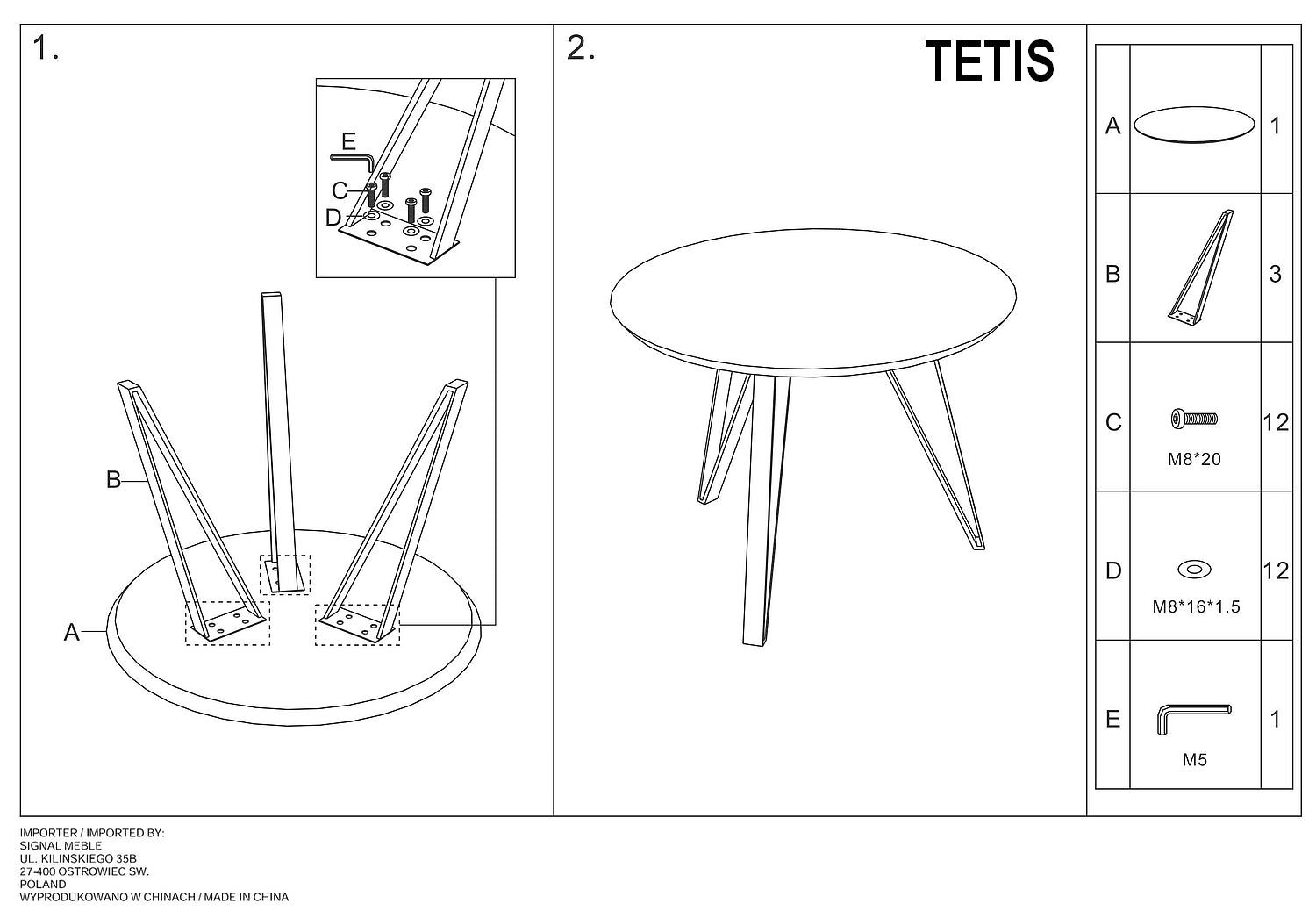 Kitchen Table Burton upon Trent | size: Length: 100cm, Width: 100cm, Height: 76cm, Diameter: 100cm | color: Oak | image: 6 | variant: 1004418