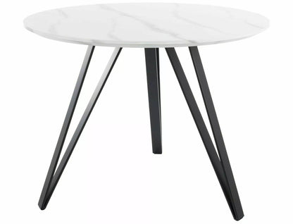 Kitchen Table Burton upon Trent | size: Length: 100cm, Width: 100cm, Height: 76cm, Diameter: 100cm | color: White | image: 1 | variant: 1004419