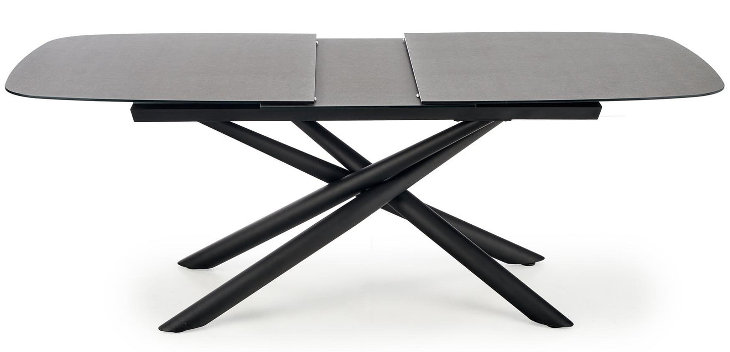 Kitchen Table Capello | size: Length: 95cm, Width: 240cm, Height: 77cm | color: Black/Grey | image: 4 | variant: 1011315