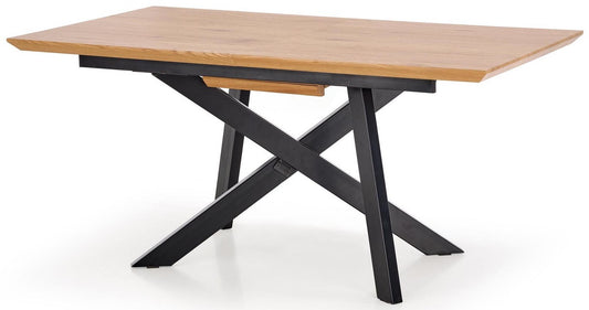 Kitchen Table Capital | size: Length: 90cm, Width: 200cm, Height: 76cm | color: Black/Oak | image: 1 | variant: 1011272