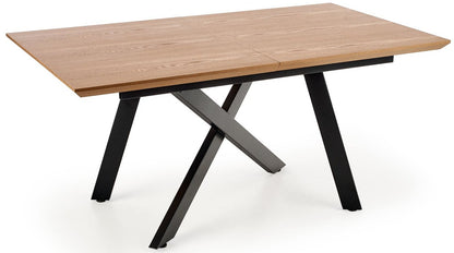 Kitchen Table Capital | size: Length: 90cm, Width: 200cm, Height: 76cm | color: Black/Oak | image: 2 | variant: 1011272