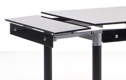 Kitchen Table Charleston | size: Length: 80cm, Width: 130cm, Height: 76cm | color: Black | image: 3 | variant: 1003199