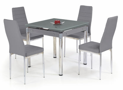 Kitchen Table Charleston | size: Length: 80cm, Width: 130cm, Height: 76cm | color: Gray | image: 1 | variant: 1003200