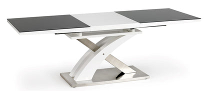 Kitchen Table Chongqing | size: Length: 90cm, Width: 220cm, Height: 78cm | color: White/Black | image: 1 | variant: 1003213