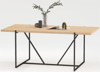 Kitchen Table Cindy | size: Length: 90cm, Width: 160cm, Height: 75cm | color: Oak | image: 3 | variant: 1016760